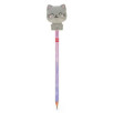 SQUEEZIES - CRAYON AVEC ANTI-STRESS - KITTY