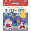250 AUTOCOLLANTS SUPER-HEROS