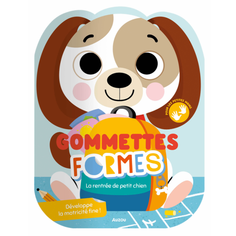 GOMMETTES FORMES - LA RENTREE DU PETIT CHIEN