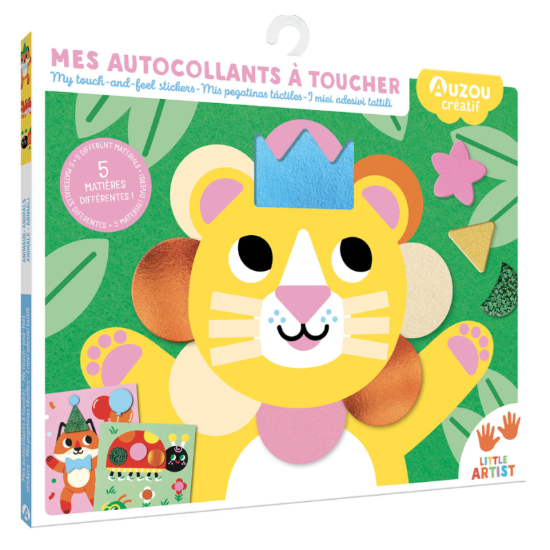 MA POCHETTE D'ARTISTE - MES AUTOCOLLANTS A TOUCHER