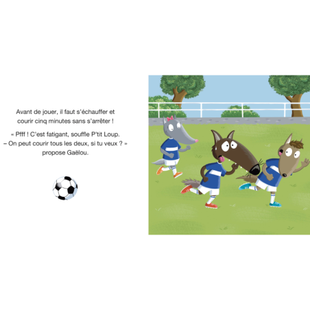 P'TIT LOUP JOUE AU FOOT