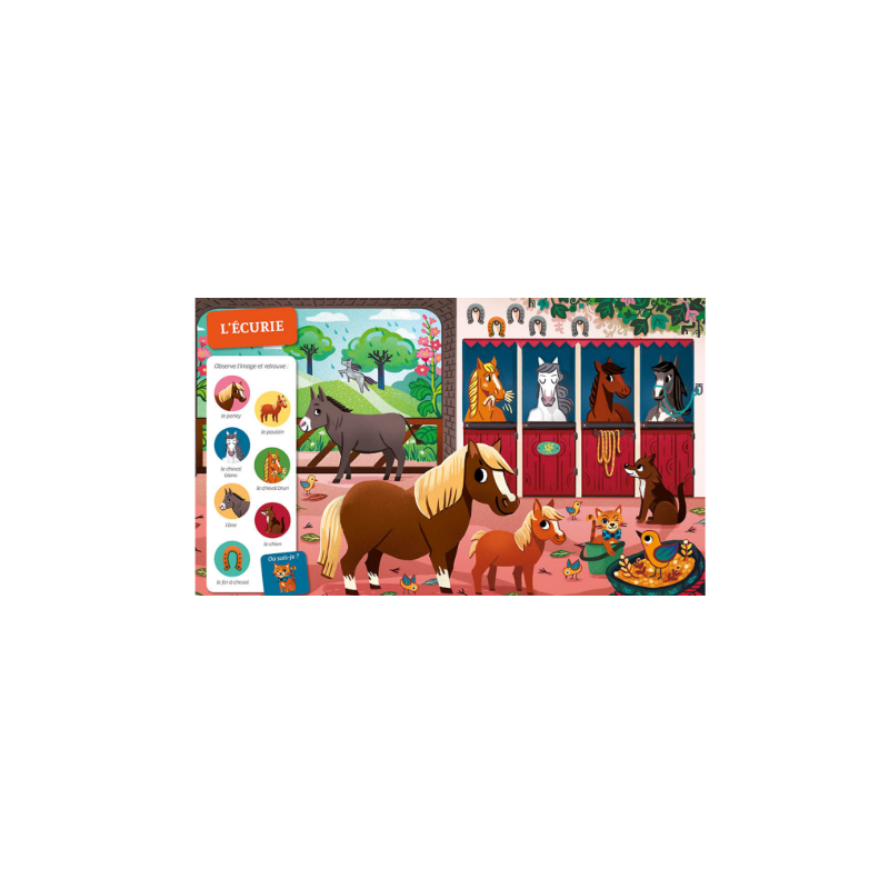 DES TOUT-PETITS CHERCHE ET TROUVE FERME