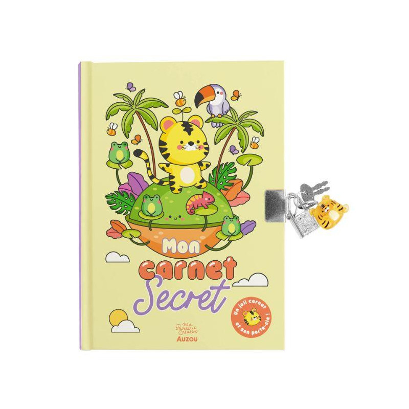 MON CARNET SECRET - PORTE CLE TIGRE