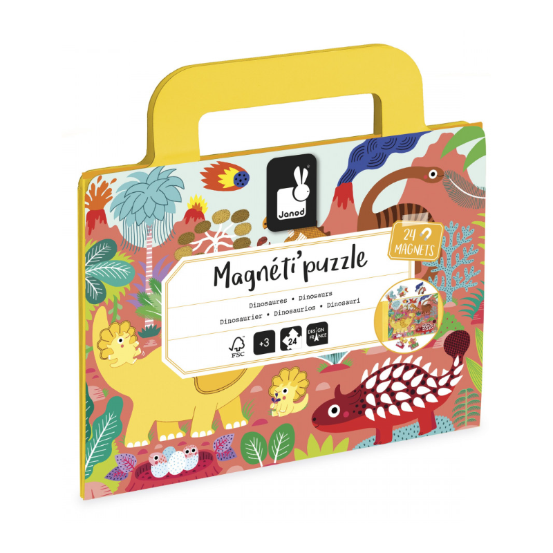 MAGNETI'PUZZLES – DINO 24 PCS
