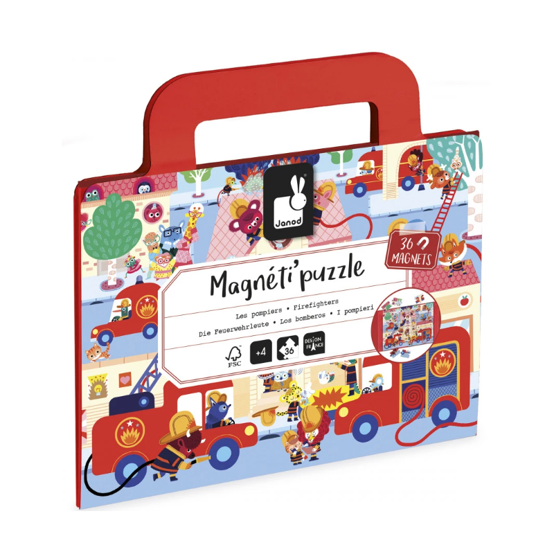 MAGNETI'PUZZLES - POMPIERS 36 PCS
