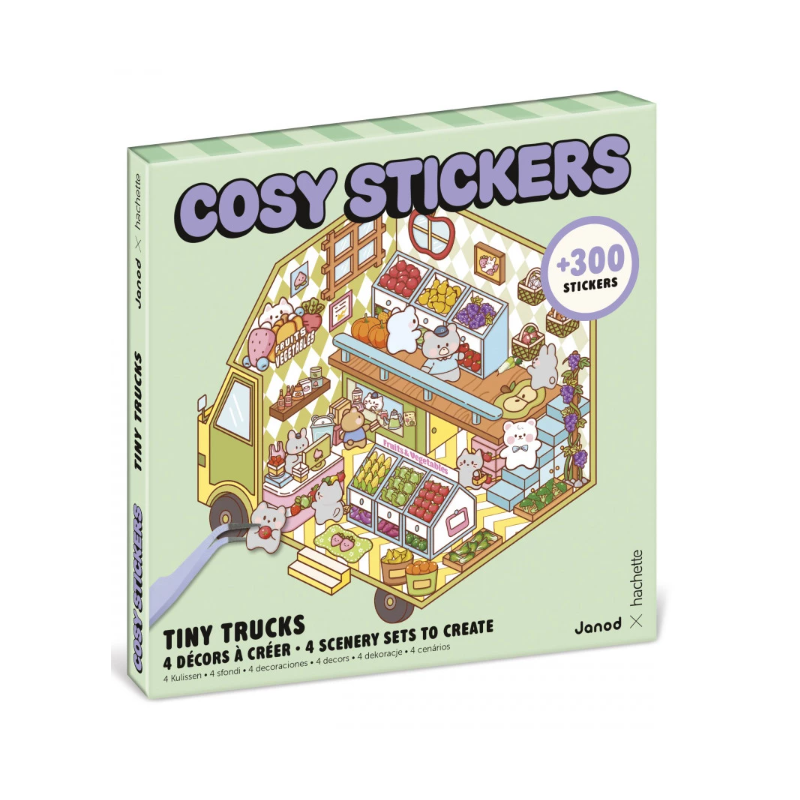 COSY STICKERS - TINY TRUCKS