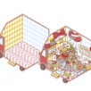 COSY STICKERS - TINY TRUCKS