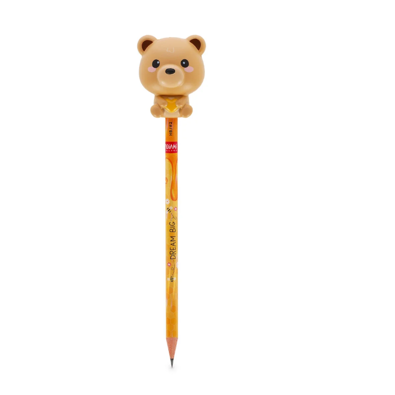 SQUEEZIES - CRAYON AVEC ANTI-STRESS - TEDDY BEAR