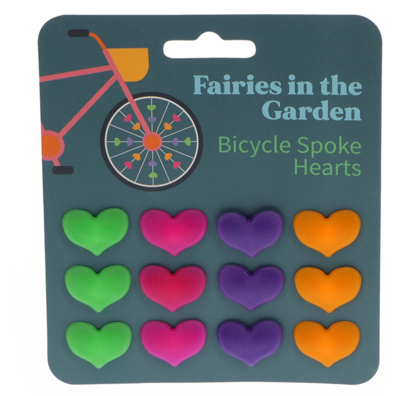 Coeurs à rayons de vélo - Fées dans le jardin