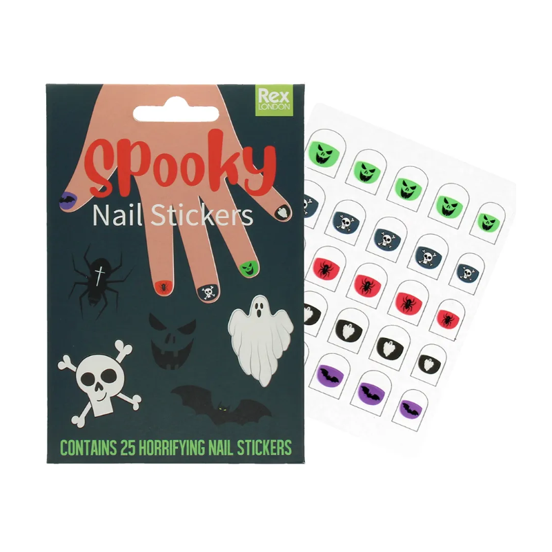 Autocollants pour ongles pour enfants - Spooky