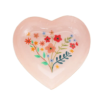 Vide-poches en émail en forme de cœur - Fleur