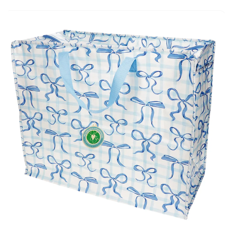 Sac de rangement géant - Nœuds bleus