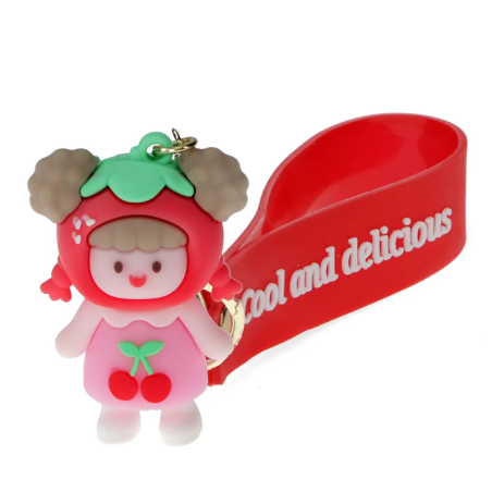 Porte-clés/breloque pour sac - Cherry Girl