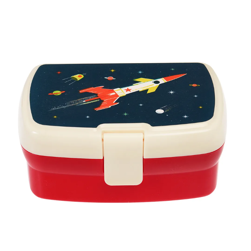 Boîte à lunch avec plateau - Space Age