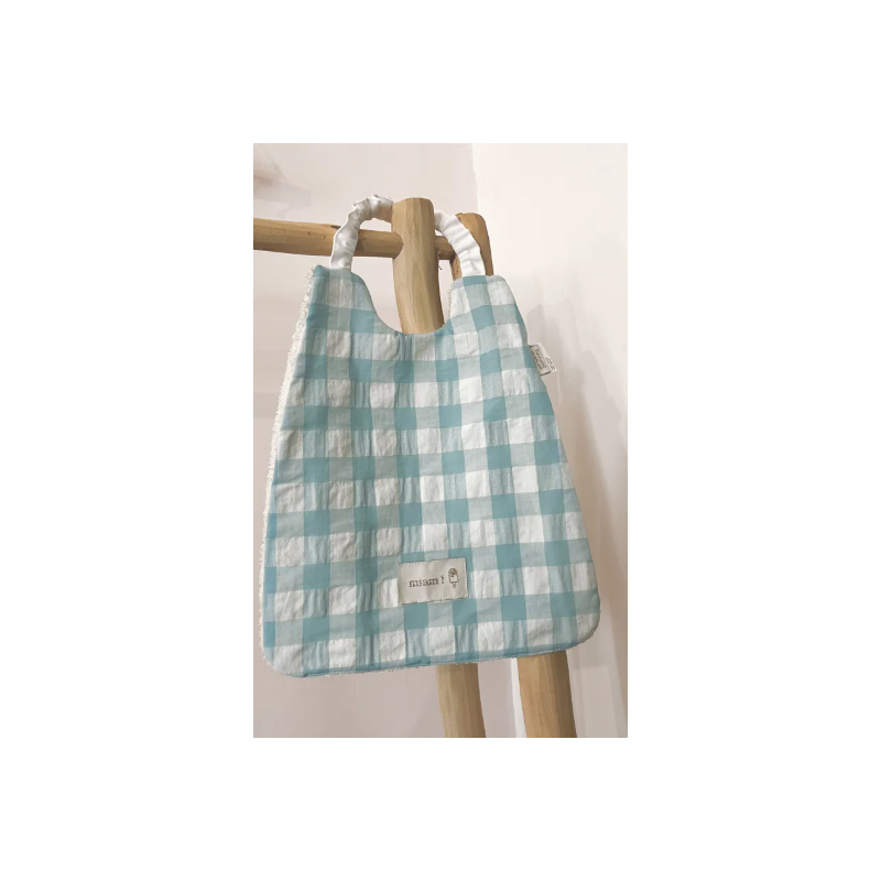 Serviette élastique vichy Lagon