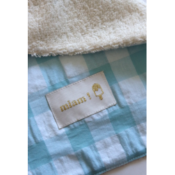 Serviette élastique vichy Lagon