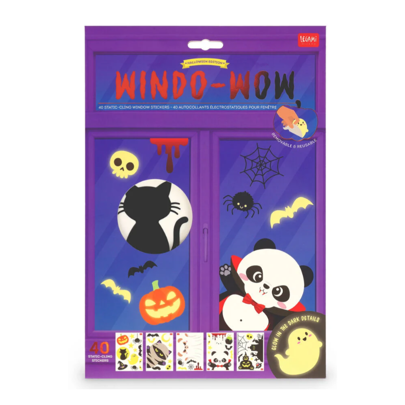 Set de 40 Autocollants Électrostatiques pour Fenêtre - Windo-Wow