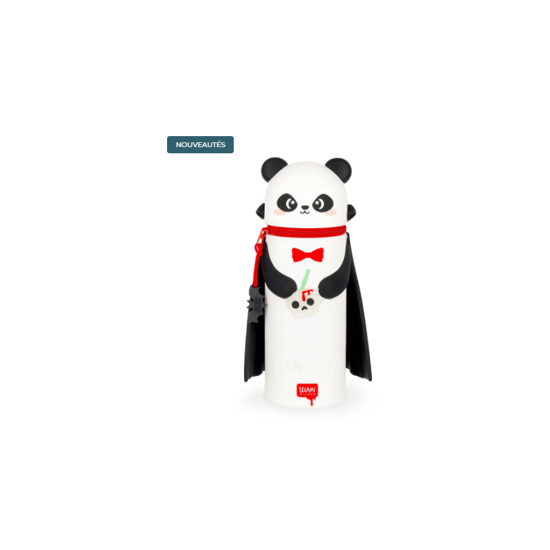 Trousse 2 en 1 en Silicone Panda « Bam-Boo » - Kawaii