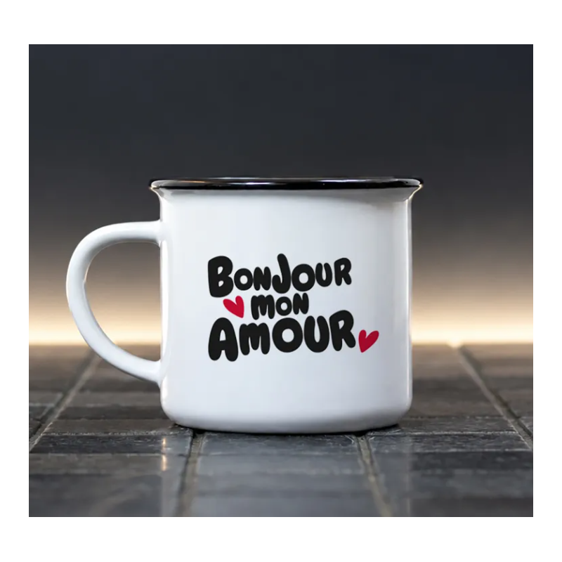 Mug Bonjour mon amour / Spécial St Valentin