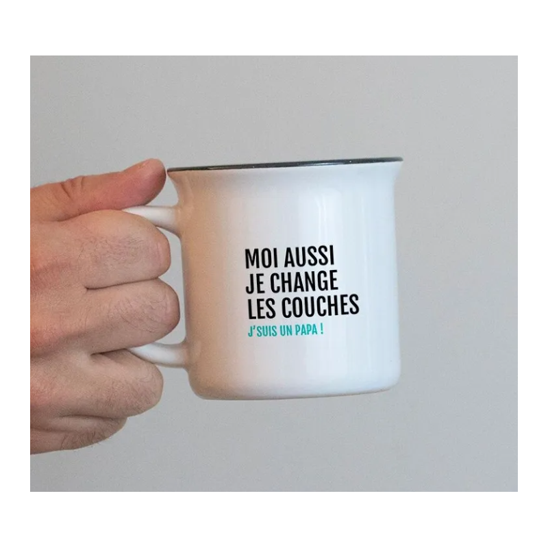 Mug Moi aussi je change les couches ! / Spécial Fête des Pères