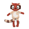 Peluche phosphorescente et livre en tissu Elvis le lémurien