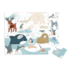 Puzzle Tactile 'Animaux Polaires' 20 pièces