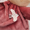 Peluche lapin Patapouf Bordeaux - 17 cm