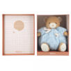 Peluche ours Patapouf Bleu - 25 cm