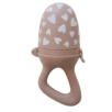 Tétine grignoteuse pour bébé - Coloris Fall in Love taupe rose