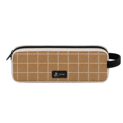 Trousse d'école simple - Modèle Zoé - coloris caramel