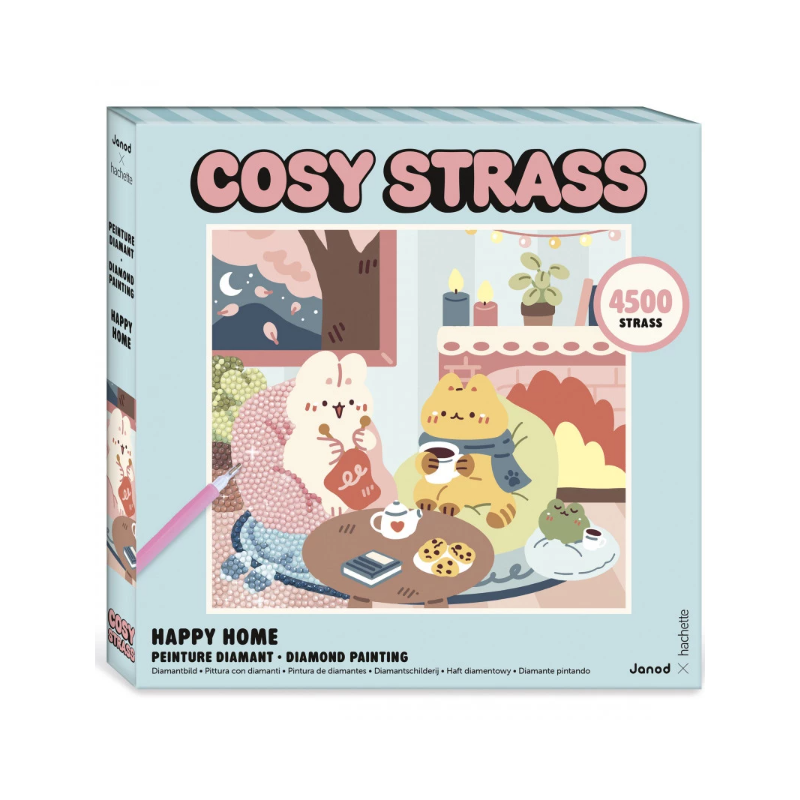 Peinture Diamant Cosy Strass - Happy Home