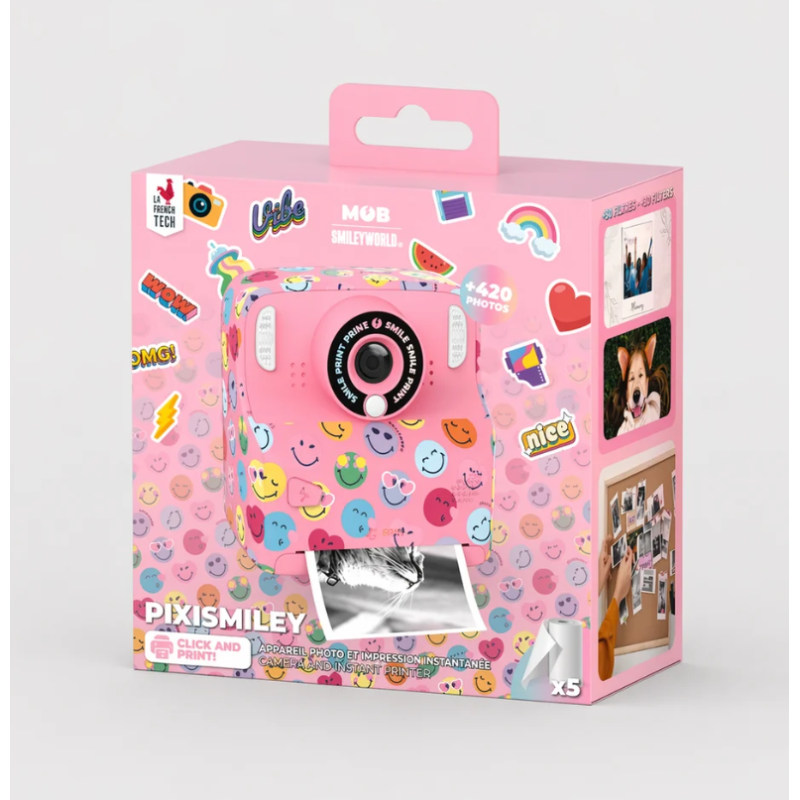 Camera PIXISMILEY SMILEY WORLD® - Rose