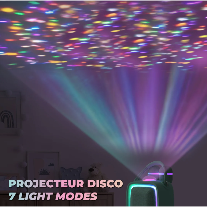 Enceinte lumineuse et karaoké - SINGY PARTY BLUEEnceinte lumineuse et karaoké - SINGY PARTY BLUE