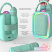 Enceinte lumineuse et karaoké - SINGY PARTY BLUEEnceinte lumineuse et karaoké - SINGY PARTY BLUE