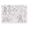 SET DE TABLE À COLORIER - THÈME PRINCESSE