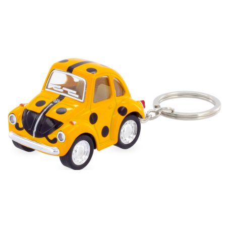 MINI-COCCINELLE A POIS PORTE-CLES
