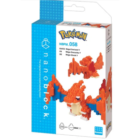 NANOBLOCK POKEMON MEGA DRACAUFEU Y, CHARIZARD Y