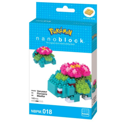 NANOBLOCK POKEMON Venusaur Florizarre Bisaflor