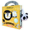 LIVRE D'ÉVEIL SENSORIEL À DÉPLIER EN NOIR ET BLANC