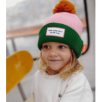 BONNET HELLO HOSSY Color Block Rosy 2-5ANS