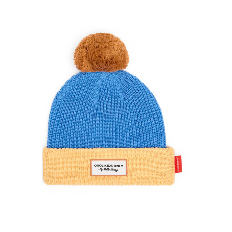 BONNET HELLO HOSSY Color Block Kingfisher 2-5ANS
