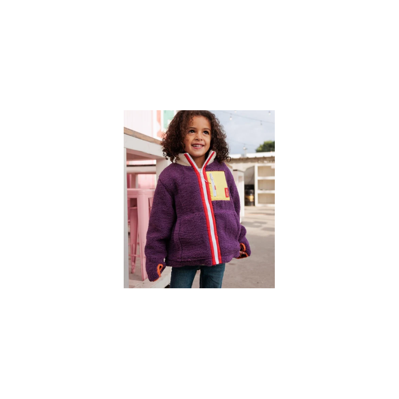 Veste Polaire Prune 4-6ANS