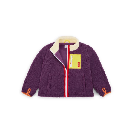 Veste Polaire Prune 4-6ANS