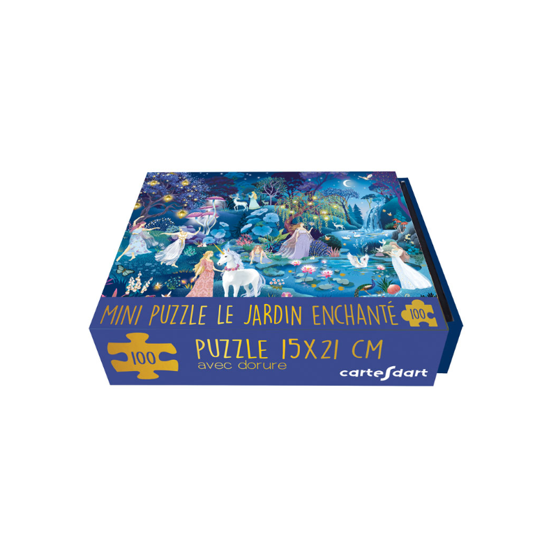 BOÎTE MINI PUZZLE LE JARDIN ENCHANTÉ 100pièces
