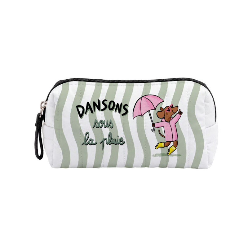 PETITE TROUSSE MATELASSEE DANSONS SOUS LA PLUIE