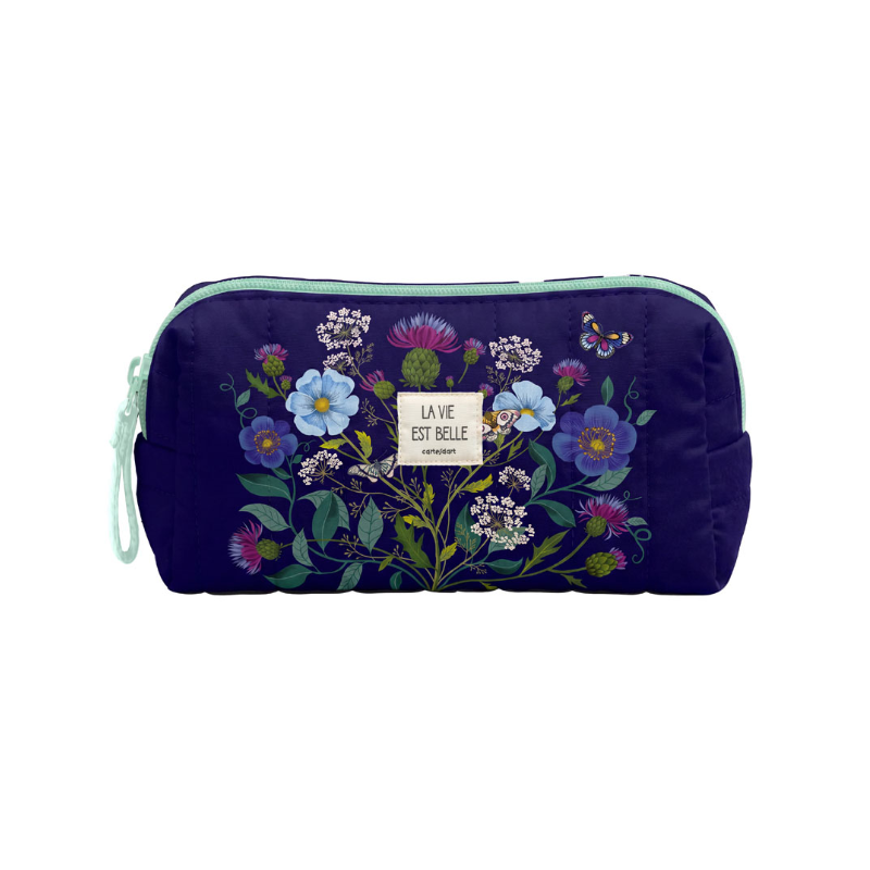 PETITE TROUSSE MATELASSEE LES CHARDONS BLEUS