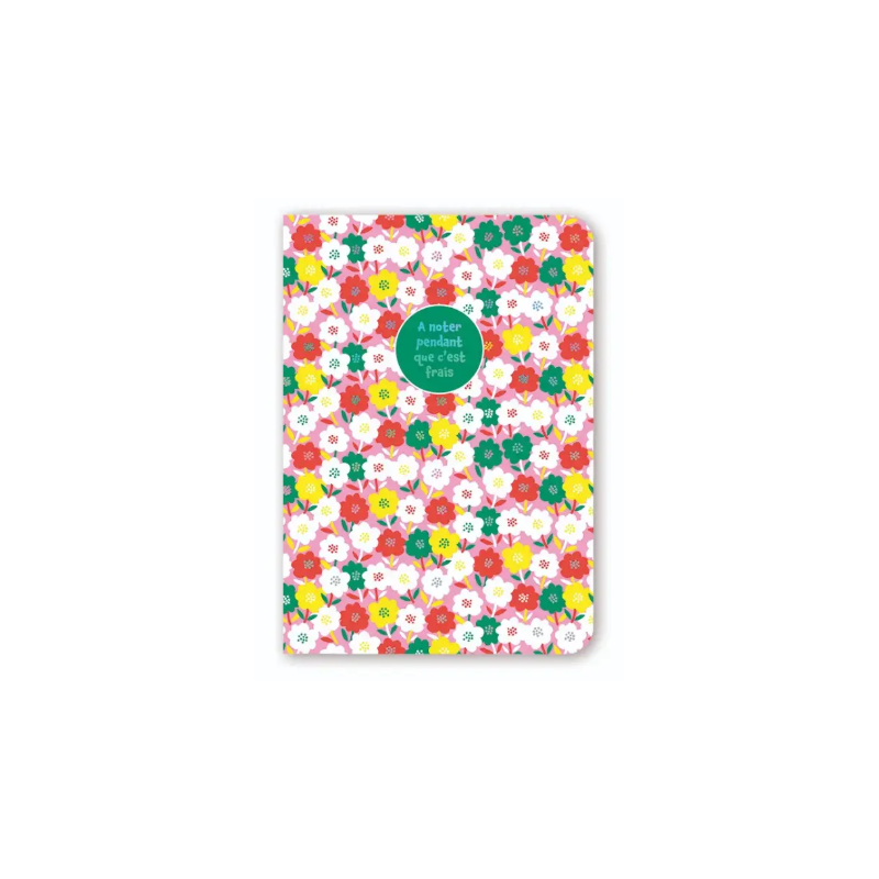 CARNET SOUPLE A6 FLEURS