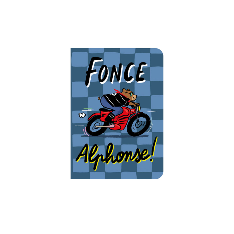 CARNET SOUPLE A6 FONCE ALPHONSE
