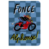 CARNET SOUPLE A6 FONCE ALPHONSE