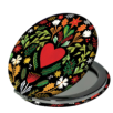 MIROIR DE POCHE COEUR FOLK